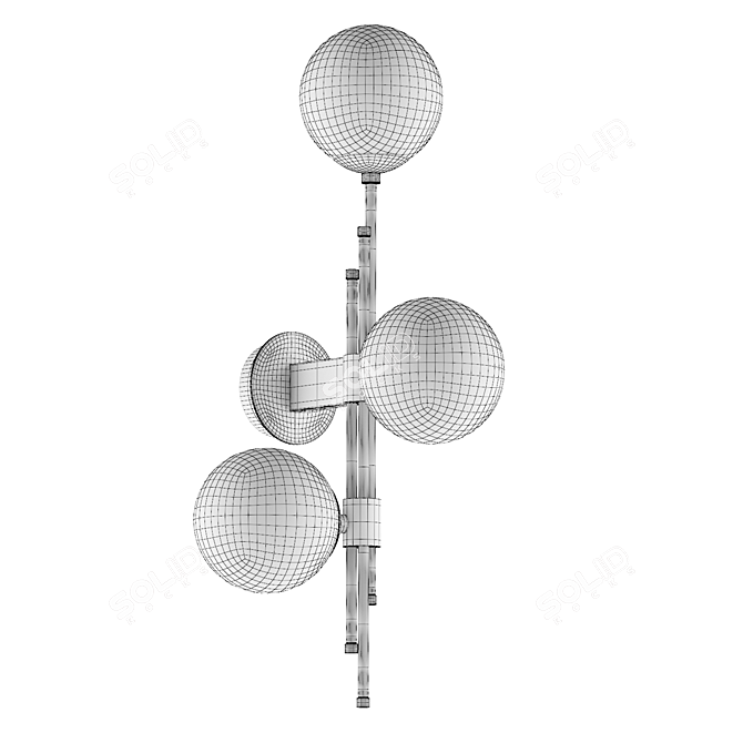 Bronze Pendant Brazeri Light Fixture 3D model image 2