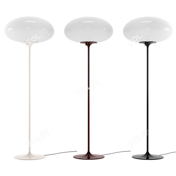 Stemlite 3-Color Floor Lamp 3D model image 2