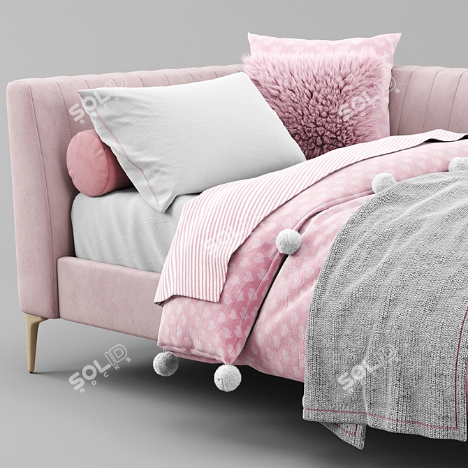 Elegant Avalon Channel Daybed 3D model image 4