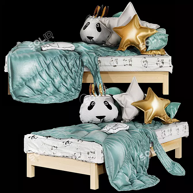 Dreamland Kids Bed - 3D Model 3D model image 1