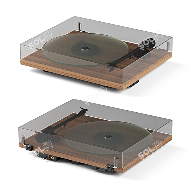 Pro-Ject T1 BT: Hi-Fi Turntable 3D model image 2