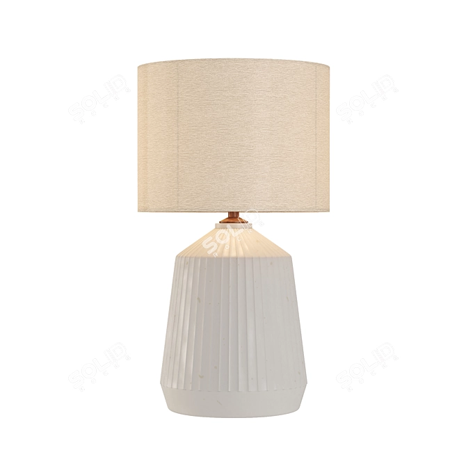 Sleek Modern Table Lamp 3D model image 1