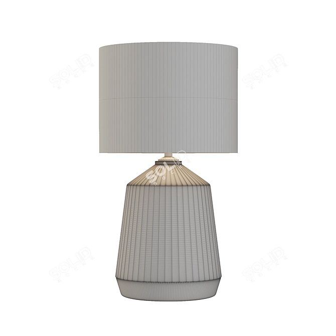 Sleek Modern Table Lamp 3D model image 2