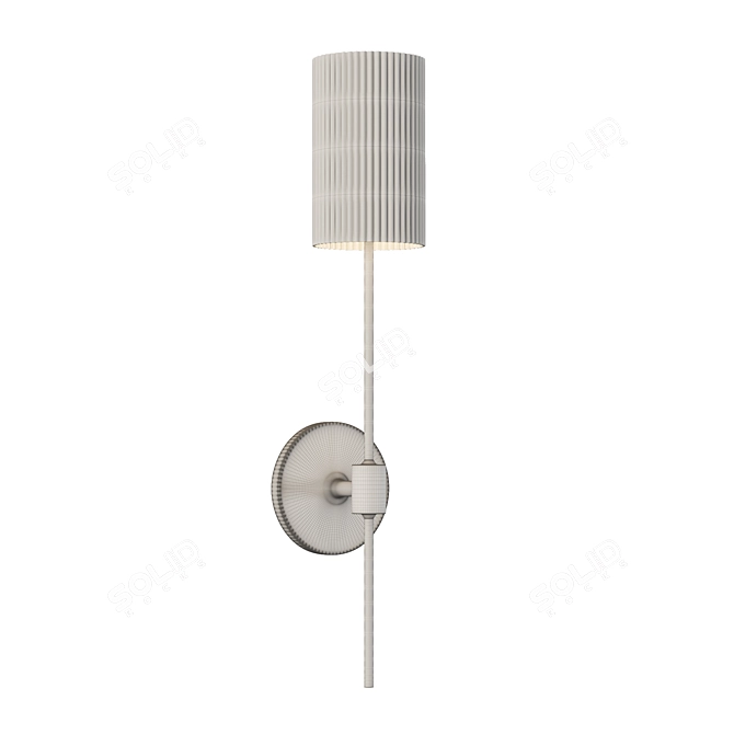 Sleek Wall Light: Modern Illumination 3D model image 3