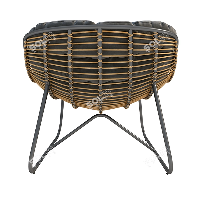 Carmen Lounge Chair: Your Outdoor Oasis 3D model image 3