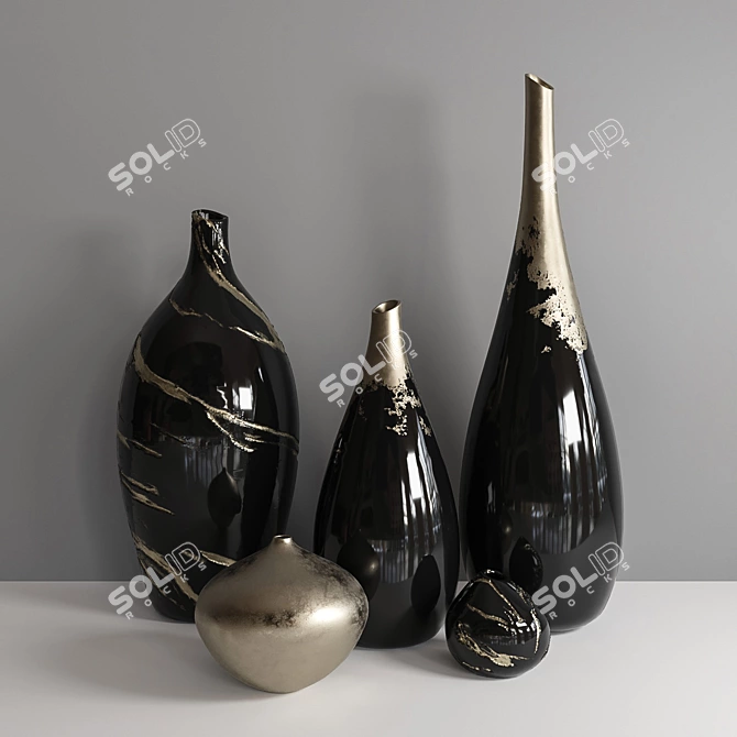 Elegant Decor Set: 3D Models 3D model image 1