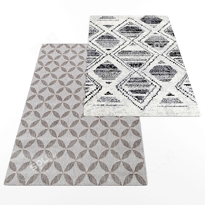 Modern Style Rugs Collection 3D model image 2