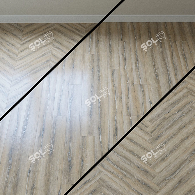 Bleached Oak Laminate: Haro Tritt 100 Campus 3D model image 1