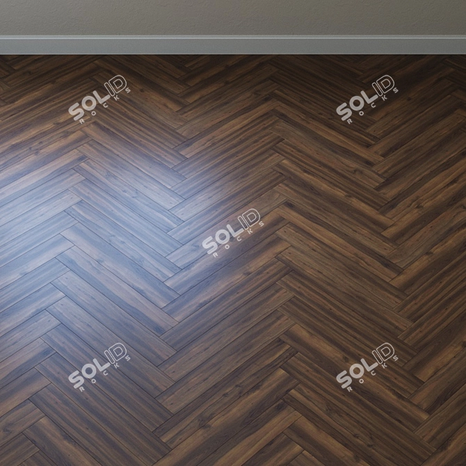 Roman Walnut Laminate Flooring 3D model image 4