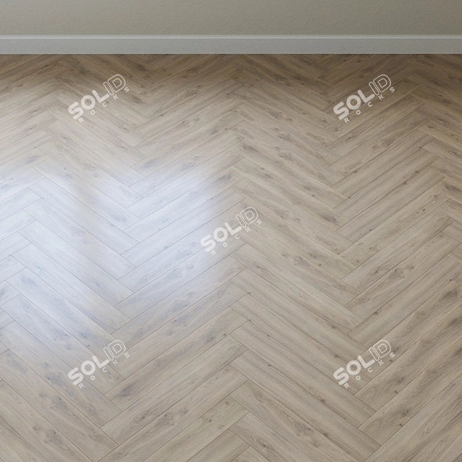 Emilia Oak Corduroy Gray Laminate 3D model image 3