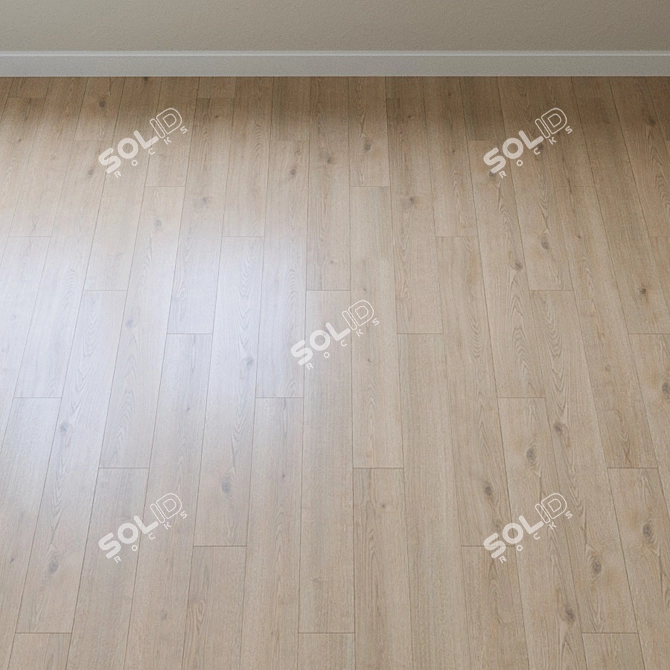 Stone Gray Oak Laminate 3D model image 2