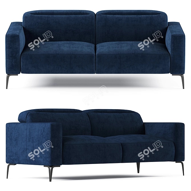BoConcept Zurich Sofa: Modern Elegance for Your Home 3D model image 1