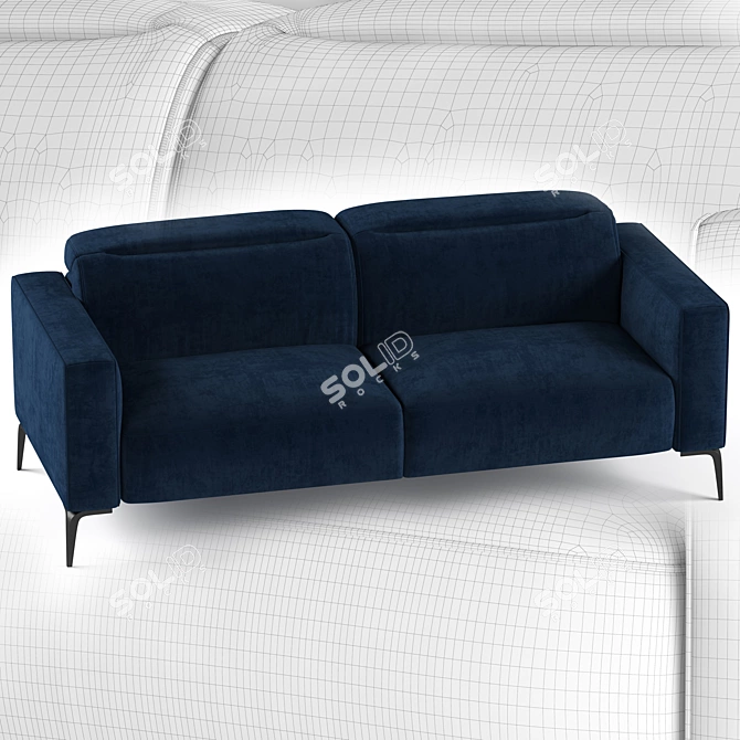 BoConcept Zurich Sofa: Modern Elegance for Your Home 3D model image 3