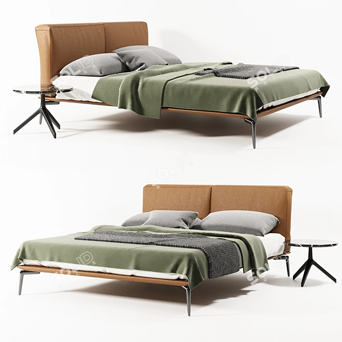 Papillon Dream Bed 3D model image 2