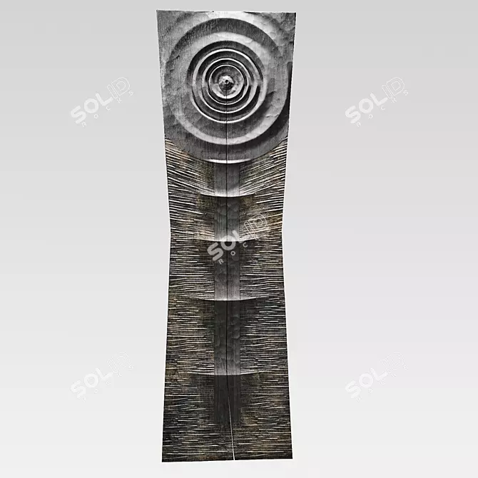 Alexey Bereznyak: Object 11 (2019) Wood Panel 3D model image 1