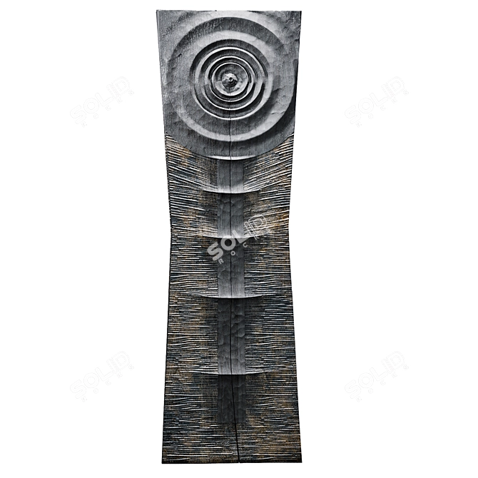 Alexey Bereznyak: Object 11 (2019) Wood Panel 3D model image 4