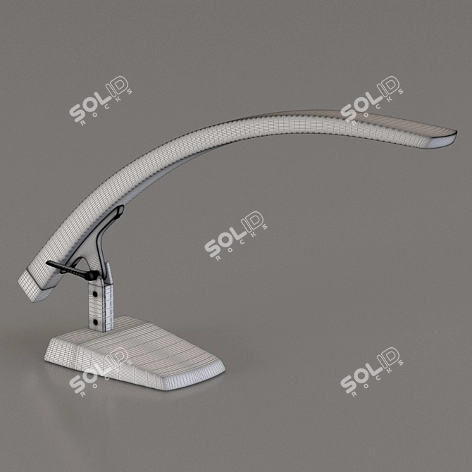 Sleek LED Desk Lamp 3D model image 2