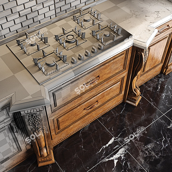 Elevate Your Kitchen Decor 3D model image 2