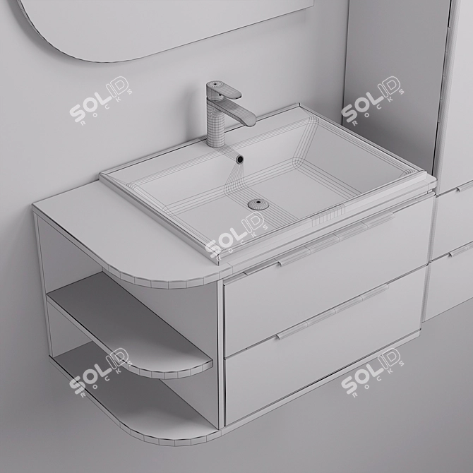 CALIPSO 80 IDDIS Bathroom Set 3D model image 4