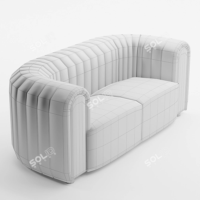 Elegance Redefined: Core Armchair 3D model image 2