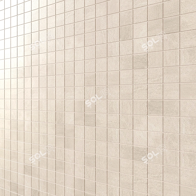 Crossover Mosaic Tiles: 50x50mm 3D model image 3