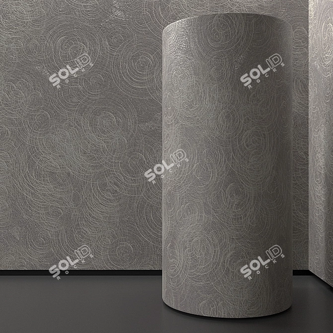 Seamless Decorative Plaster 3D model image 2