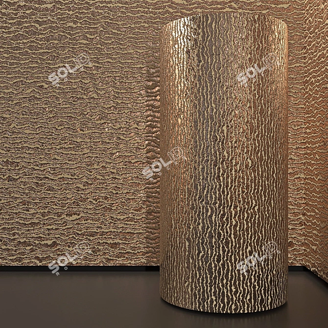 Seamless Plaster Texture Kit 3D model image 2