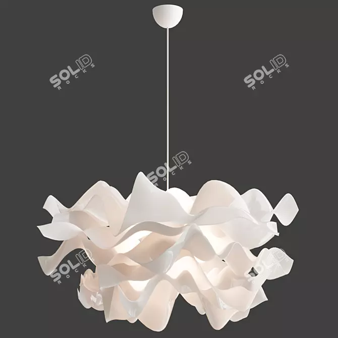 Krushing Cloud Pendant 83cm 3D model image 1