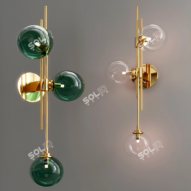 Title: Sleek Motel Lampatron: Contemporary Lighting Solution 3D model image 2