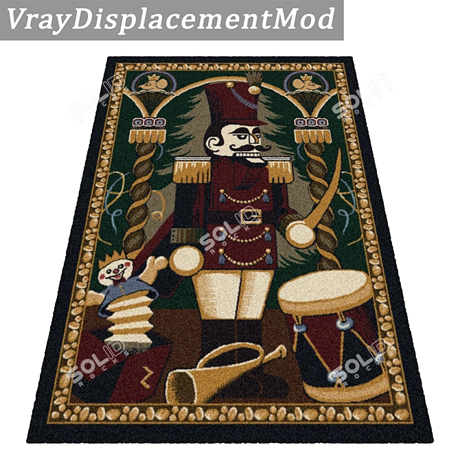 Luxury Carpet Set 3D model image 3