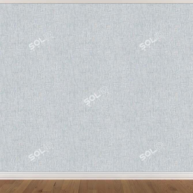 Seamless Wallpaper Set 3 Colors 3D model image 2