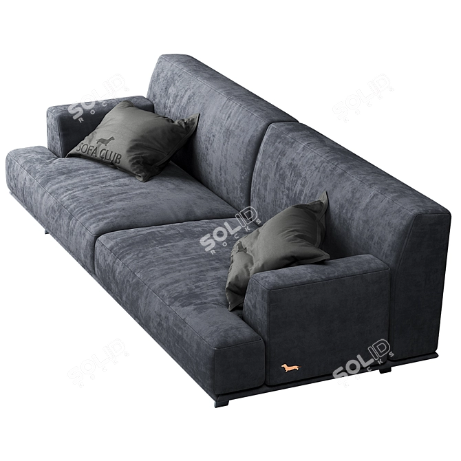 Modern Lounge Club Sofa 3D model image 3