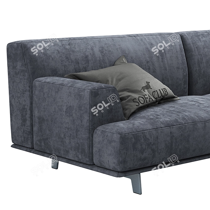Modern Lounge Club Sofa 3D model image 4