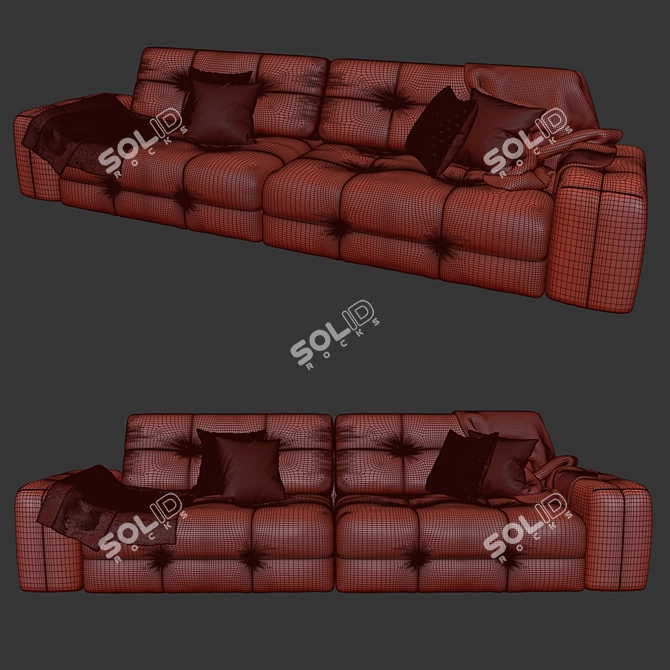 Elegant Comfort: DIZENGOFF Leonardo 3D model image 3