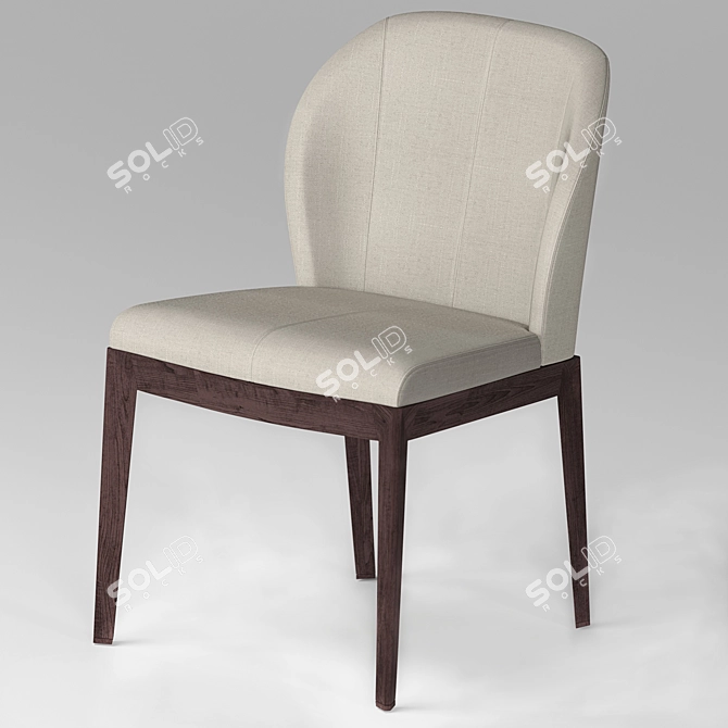 Scolari's Modern Chair: Giorgetti Edition 3D model image 4