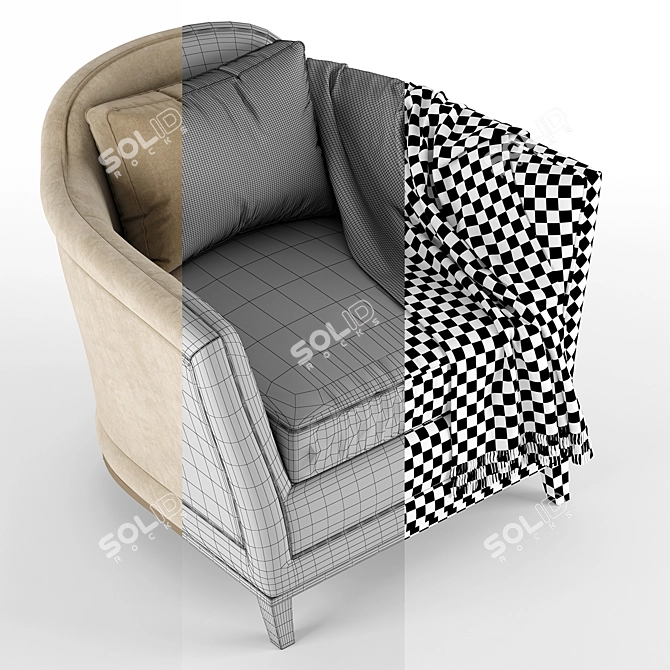 Title: Revolutionary Caracole Chair - Bend the Rules 3D model image 4