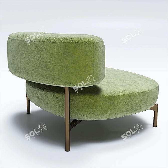 Elevate Your Comfort: ELLA Armchair 3D model image 2