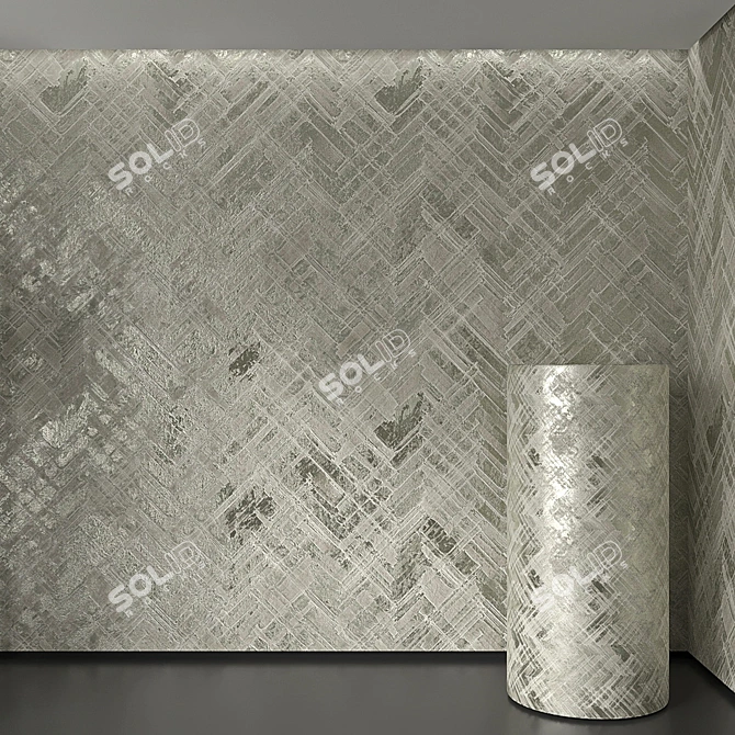Seamless Decorative Plaster 36 3D model image 1