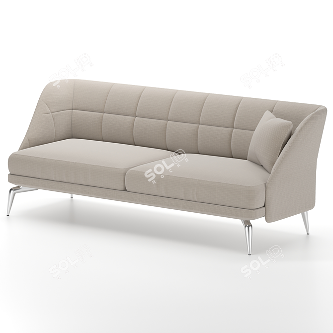 Luxurious Leeon Soft Sofa by Driade 3D model image 7