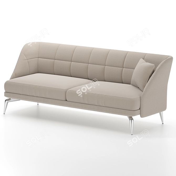 Luxurious Leeon Soft Sofa by Driade 3D model image 9