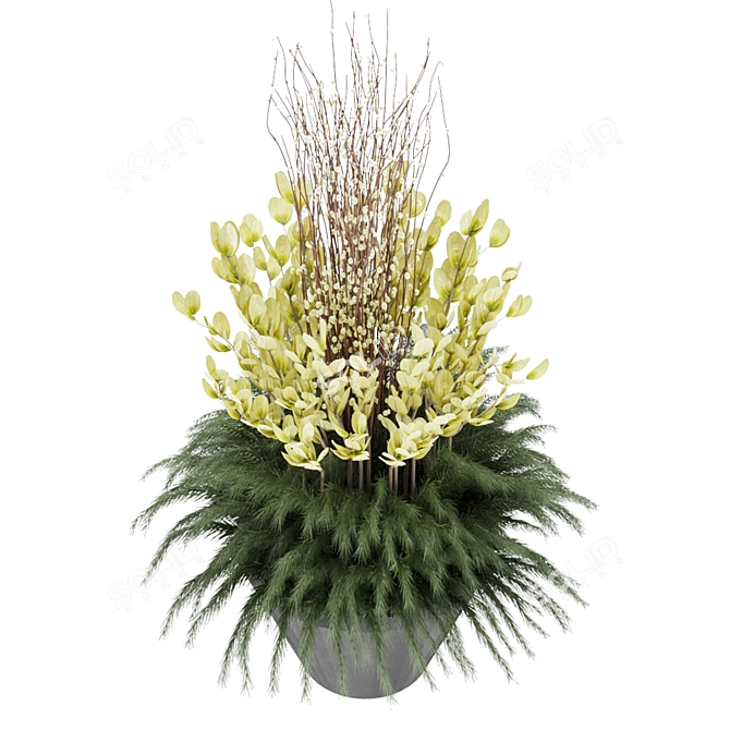 Outdoor Plant 001: Superior Quality and Lightweight 3D model image 4