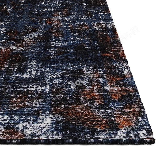 Stylish Interior Rugs 3D model image 2