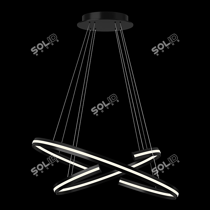 Azumi Tech Pendant Lamp - MOD036PL-L70B 3D model image 2