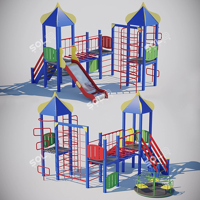 Kids' Play Paradise 3D model image 1