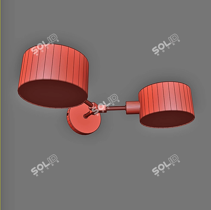 Evoluce Gimento: Stylish Wall Sconce 3D model image 2