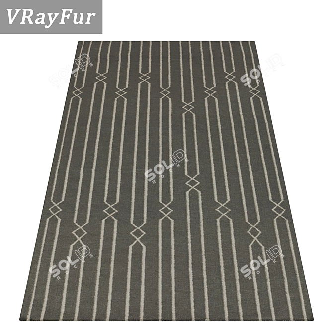 Luxury Carpets Set: High-Quality Textures 3D model image 2