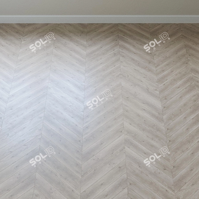 Silver Gray Oak Laminate Haro Tritt100 3D model image 3