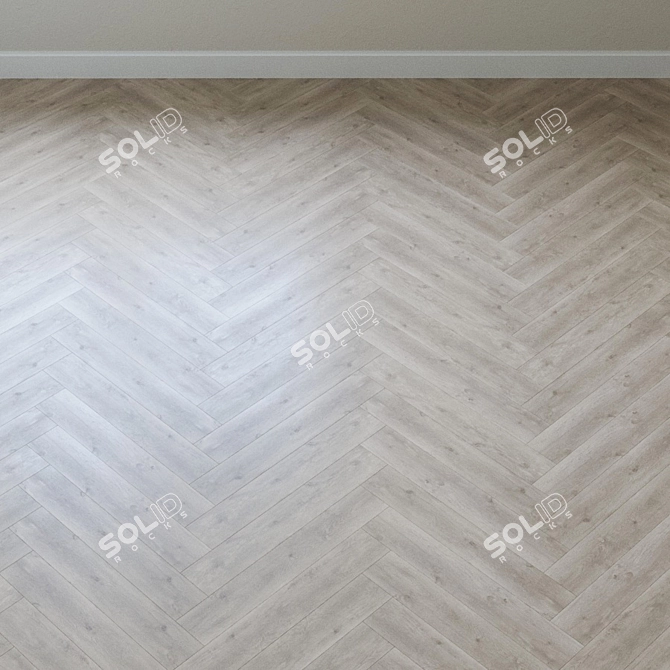 Silver Gray Oak Laminate Haro Tritt100 3D model image 4