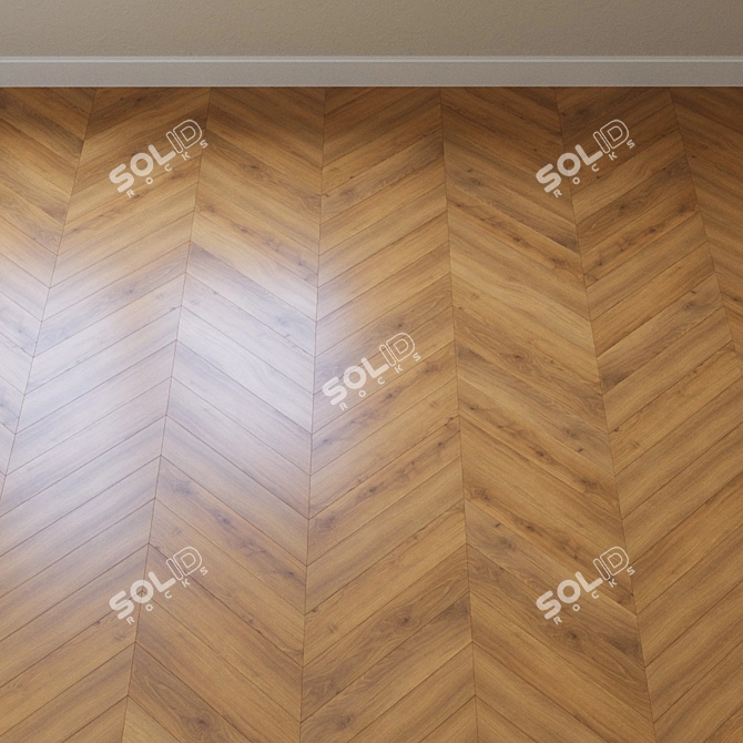 Honey Emilia Oak Laminate 3D model image 4