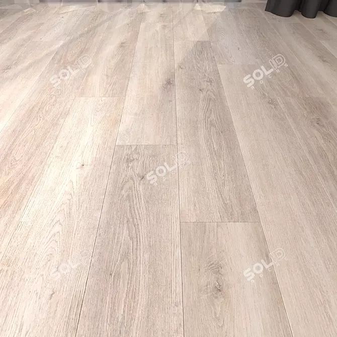 Barkwood Maple Multi-Texture Flooring 3D model image 1